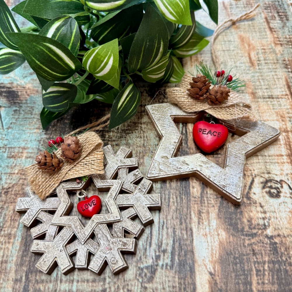 Set of Two Christmas Ornaments | #S5